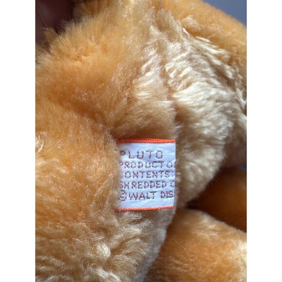 Vintage Disney Pluto Plush Dog Stuffed Animal 8 Inches Soft Cuddly Toy - Picture 6 of 11